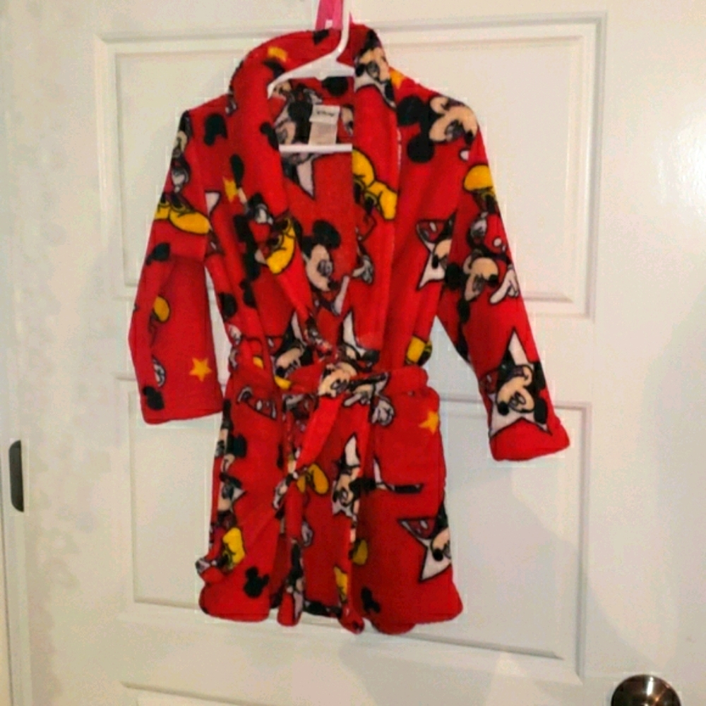 Disney Mickey Kids Bathrobe 3T